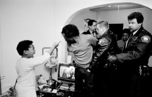 Boy shouts at his father "I hate you"